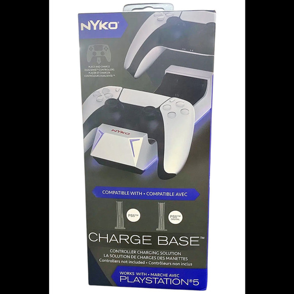 NYKO 83302 Charge Base For PlayStation 5 Black - Picture 1 of 1
